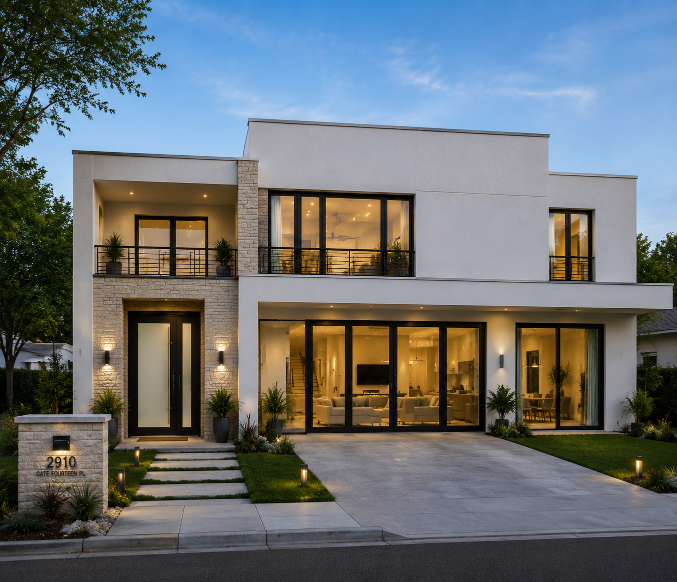 SAINTY™ Thermally Broken Aluminum Bi-Fold Door - Chula Vista Luxury Residence Project