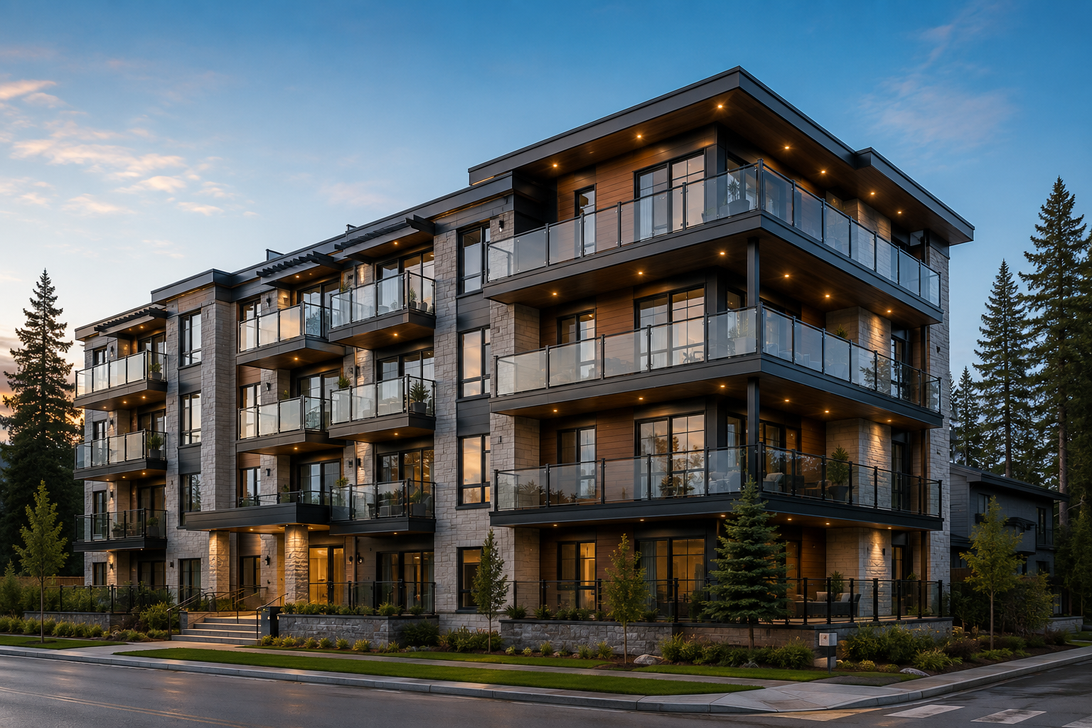 SAINTY™ Triple-Pane Aluminum Casement Windows - Canada Residential Railing Project
