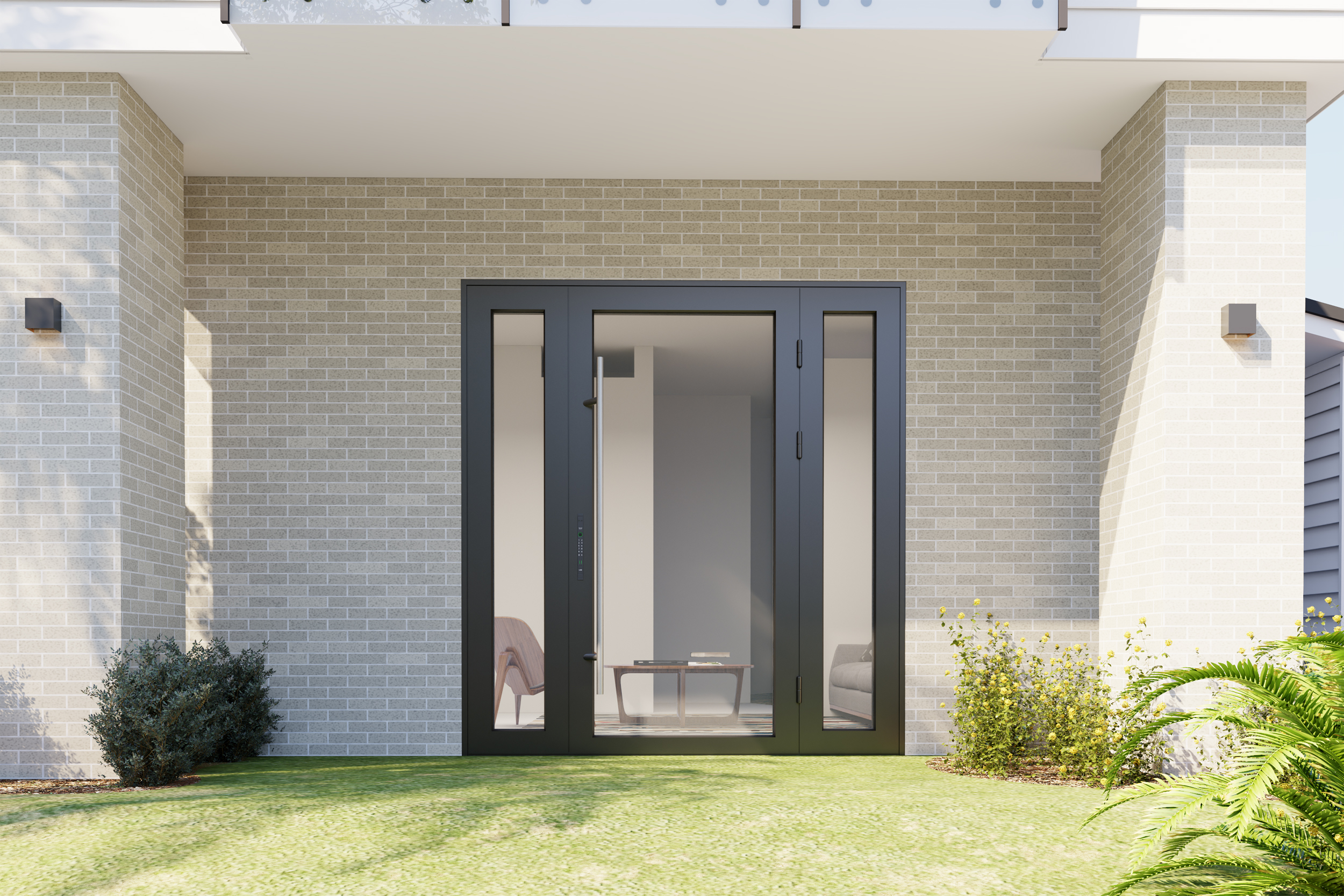 SAINTY™ Energy Efficient Aluminum French Doors - 4643 purdue ave Culver City CA 90230