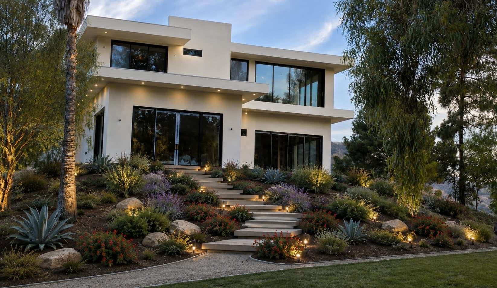 SAINTY™ Powder Coated Aluminum Casement Windows - 30646 Mulholland HWY Agoura Hills, CA 91301 USA
