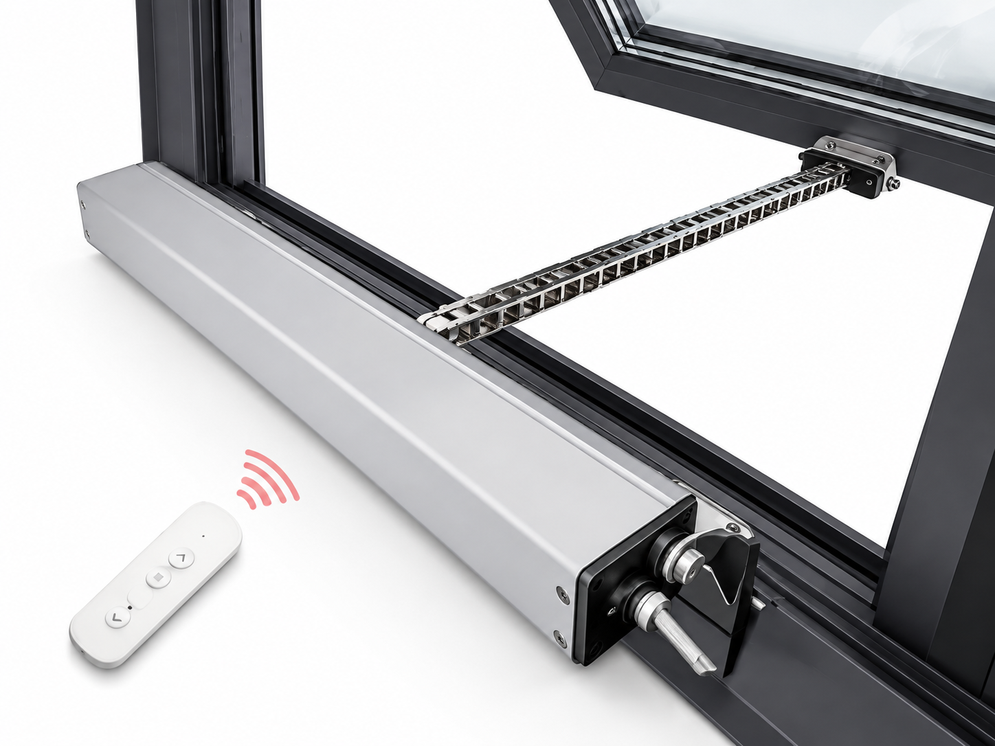 Grade 304 stainless steel hardware and multi-layer EPDM seals on a SAINTY™ UV-resistant skylight.