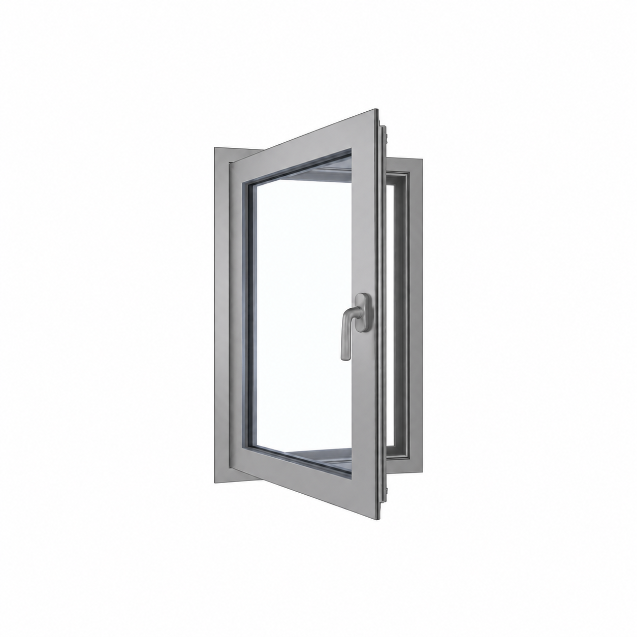 Ventana practicable de aluminio crema SAINTY™ con certificación AS2047 para residencias en California.