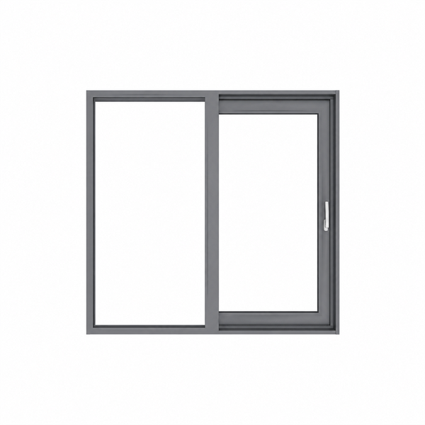 SAINTY™ Impact Resistant Aluminum Sliding Window in White Powder Coating for US Residential Homes.